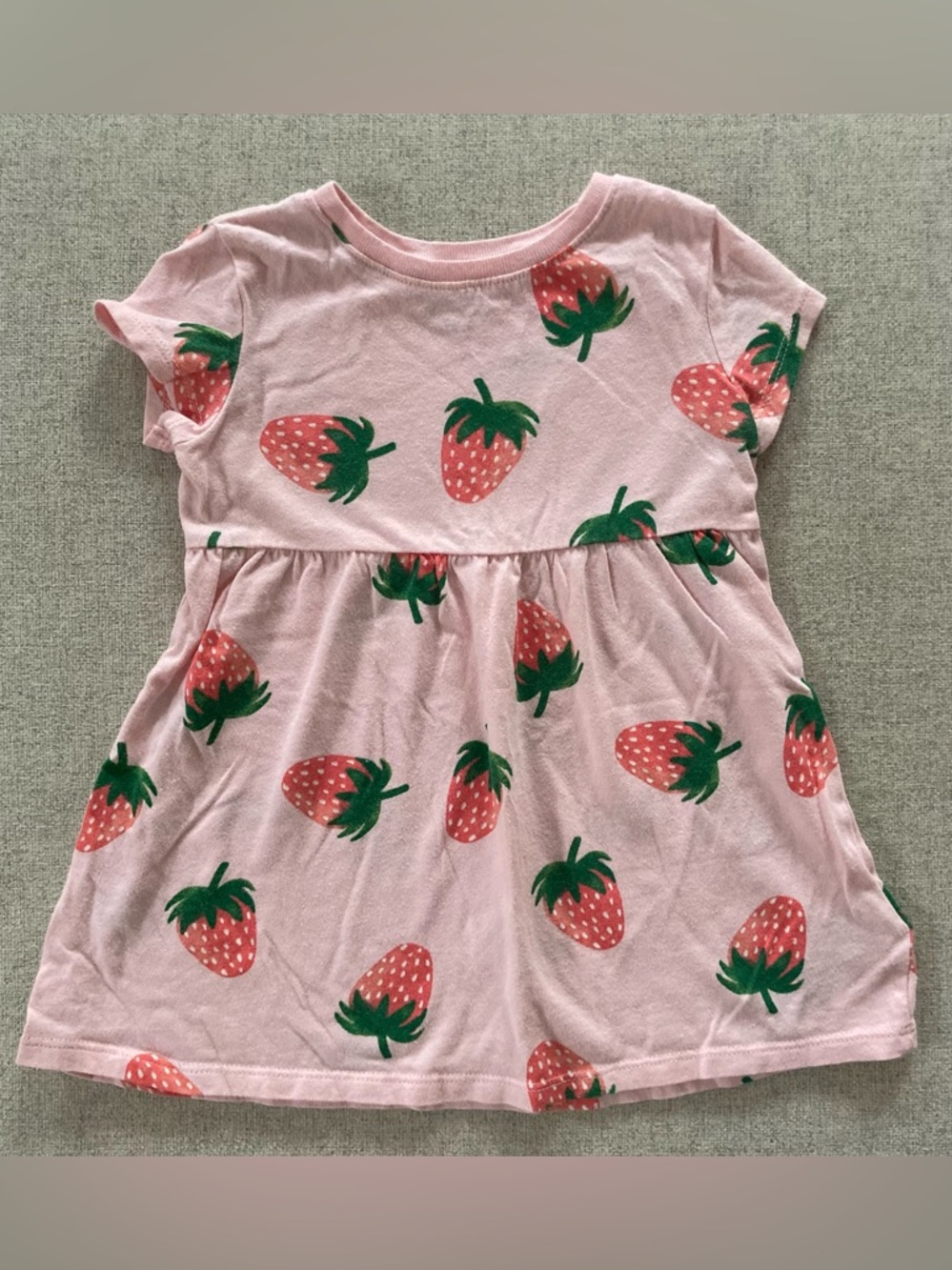 Old Navy 12-18m Pink Strawberry Dress